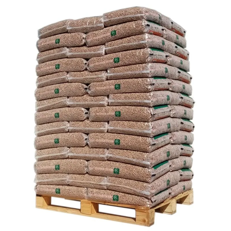 Granulés de bois Natural Energie 6 mm – palette de 65 sacs de 15 kg (975 kg)