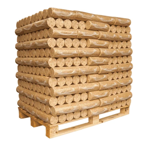 Bûches densifiées de jour Piveteau – palette 104 paquets de 5 bûches (520 bûches)