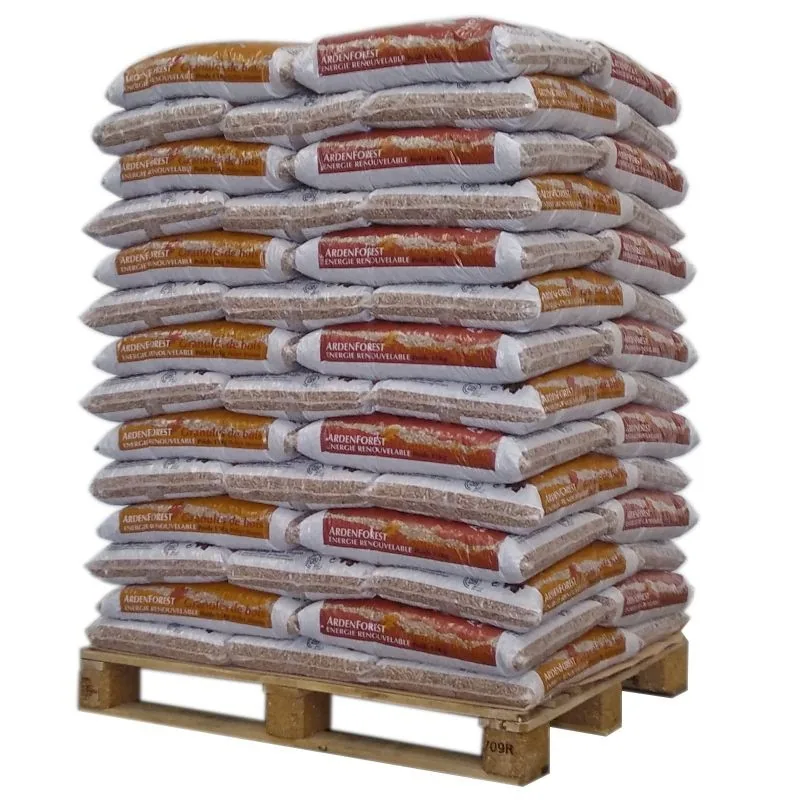 Granulés de bois Ardenforest 6 mm – palette de 70 sacs de 15 kg
