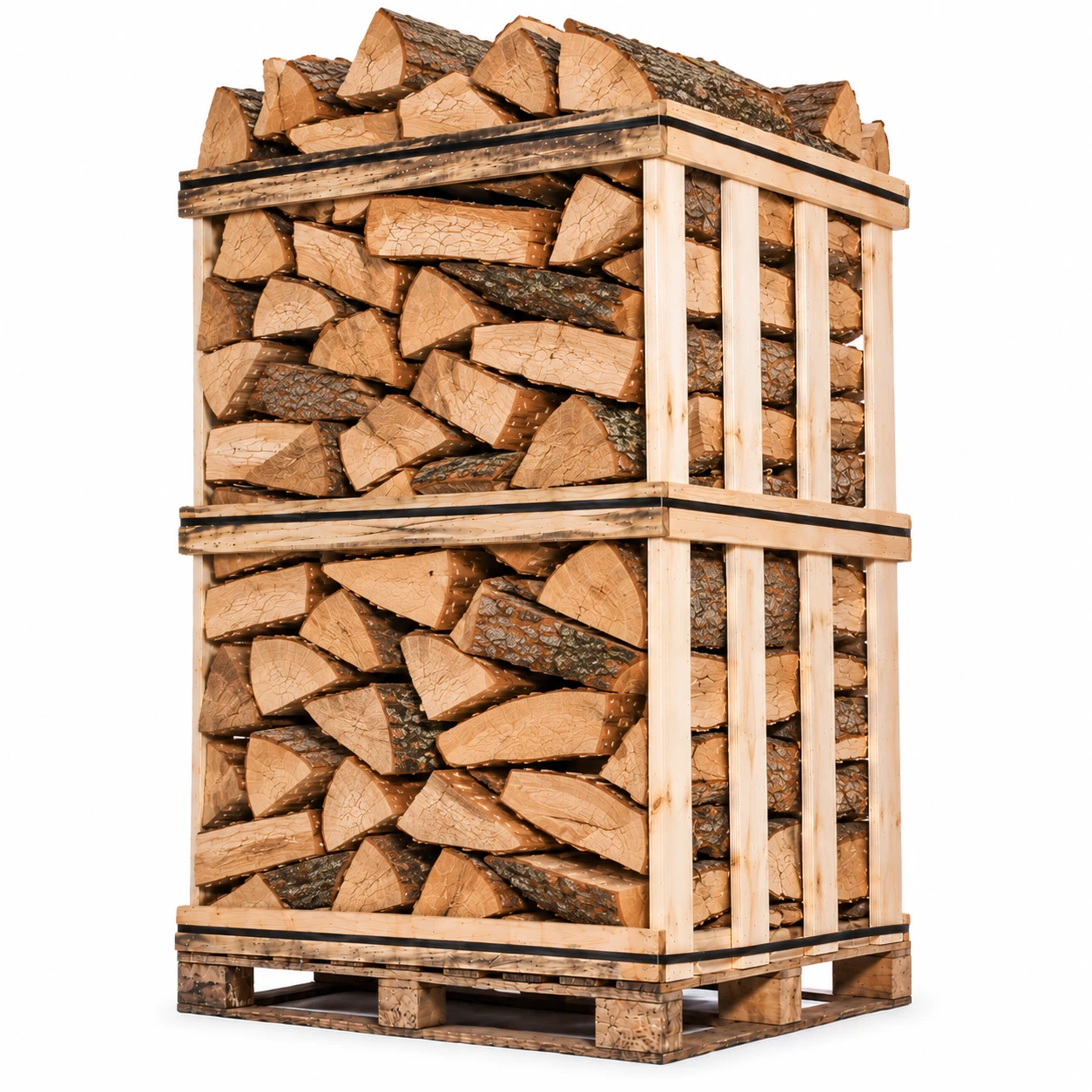 Bois de chauffage feuillus 50 cm – palette de 2,1 m³